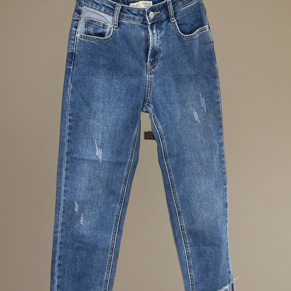 Semir Original Jeans "Hip-Hop Never Hurt Anyone" Jeans NWT Sz 25